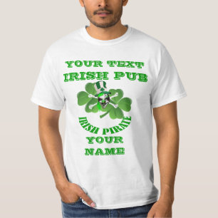 Camiseta Dia de São Patrício personalizado