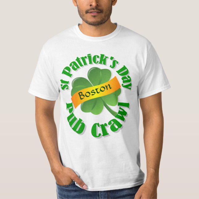 Camiseta Dia de São Patrício Personalizado (Frente)