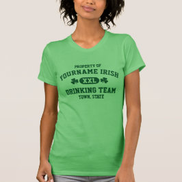 Camiseta Dia de São Patrício Personalizado da Equipe de Beb