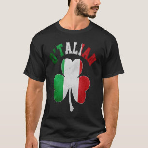 Camiseta Dia de São Patrício pijamas O'talian Italy Itália 