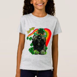 Camiseta Dia de São Patrício Poodle