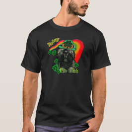 Camiseta Dia de São Patrício Poodle