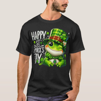 Camiseta Dia de São Patrício Sapo Face Santo Pattys Paddys 