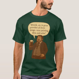 Camiseta Dia de São Patrício Shakespeare Diversão