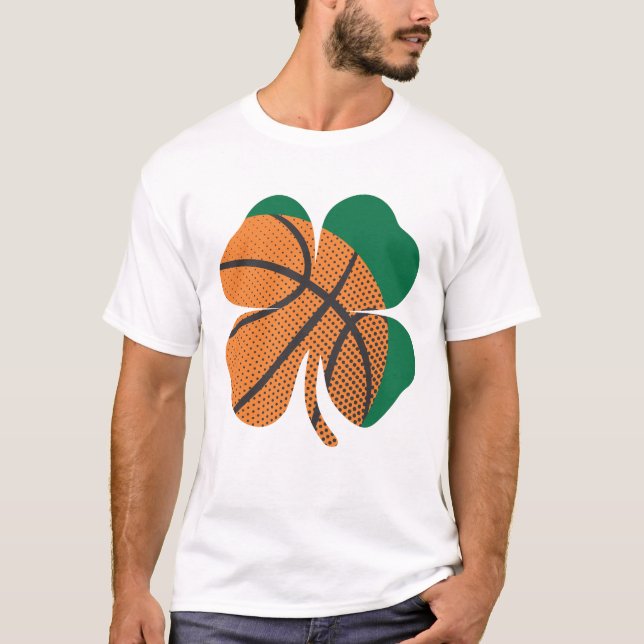 Camiseta Dia de São Patrício Shamrock Basbol do Santo Paddy (Frente)