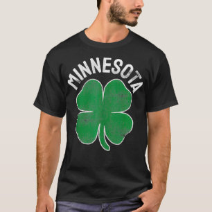 Camiseta Dia de São Patrício Shamrock Minnesota Irish Santo