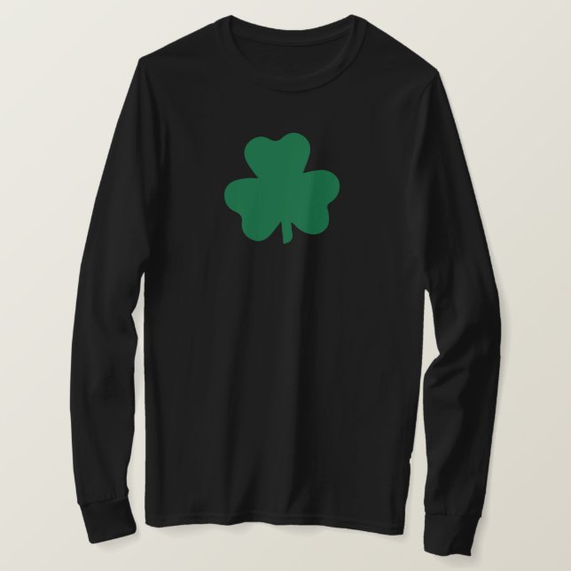 Camiseta Dia de São Patrício Shamrock Tee (Frente do Design)