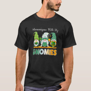 Camiseta Dia de São Patrício Shenanigans Gnomies Gnome Sham