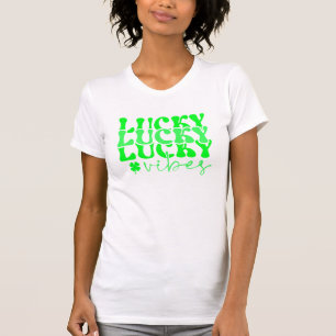 Camiseta Dia de São Patrício Sorte Irlandesa estilosa