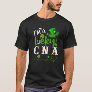 Camiseta Dia de São Patrício Sou uma Enfermeira da CNA, Luc