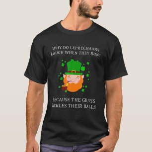 Camiseta Dia de São Patrício Sujo de Piada Humor Adulto L