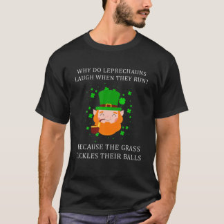 Camiseta Dia de São Patrício Sujo de Piada Humor Adulto Lep