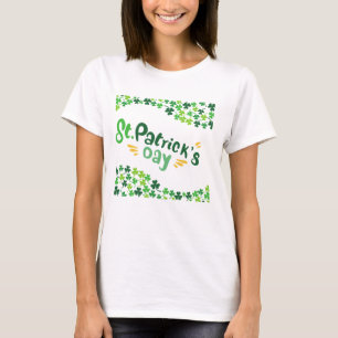 Camiseta Dia de São Patrício,Trevo,Irlandês 
