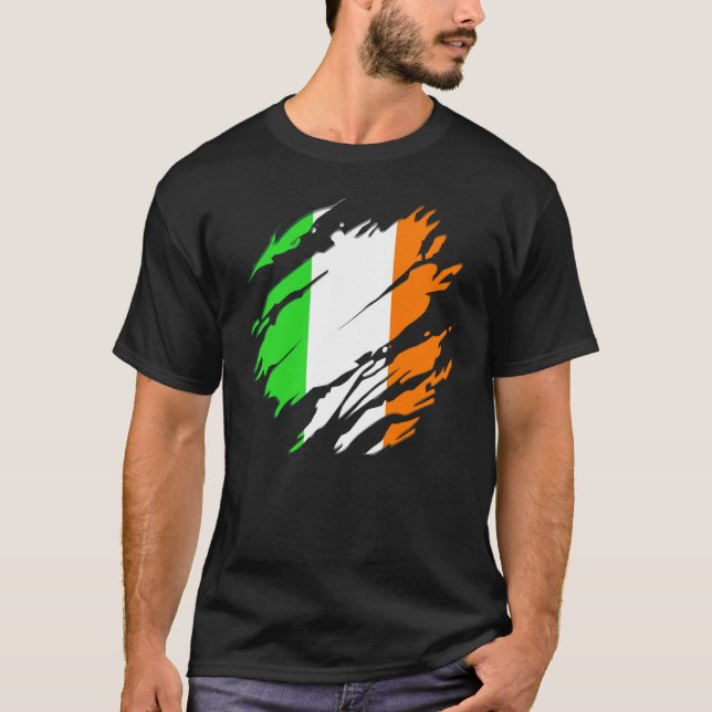 Camiseta Dia de São Patrício Verde ao Leprechaun do Santo P (Frente)