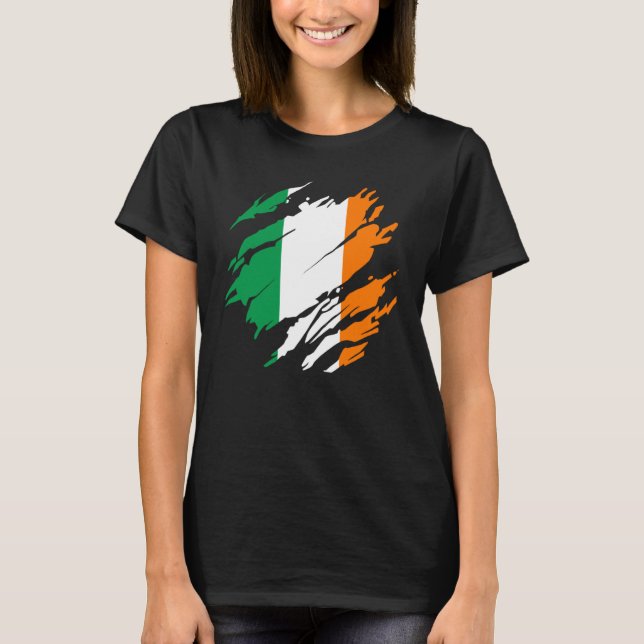 Camiseta Dia de São Patrício Verde ao Leprechaun do Santo P (Frente)