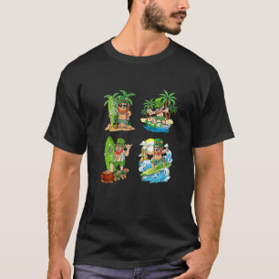 Camiseta Dia de São Patrício Verde Havaiano - Irlandês L