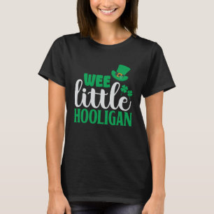 Camiseta Dia de São Patrício Wee Little Hooligan Boy 5