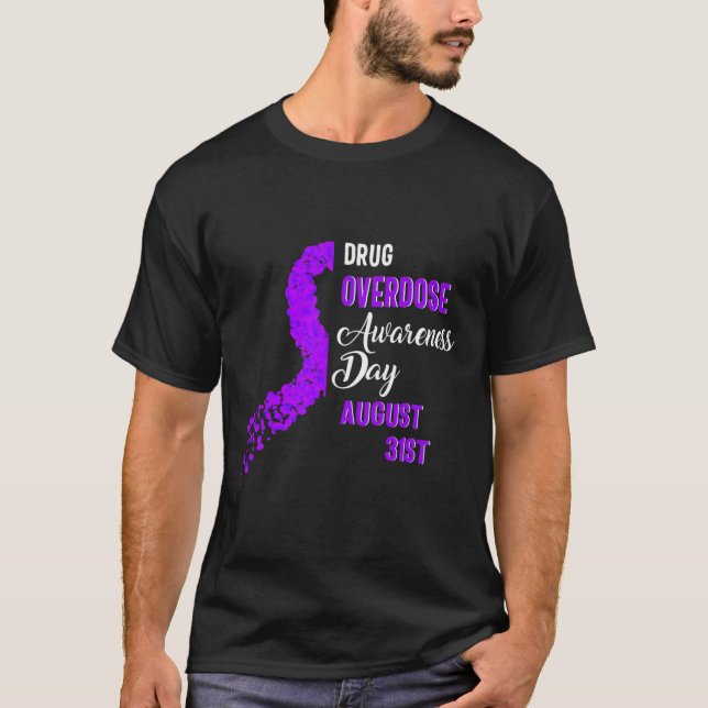 Camiseta Dia de Sensibilização para a Sobredosagem de Medic (Frente)
