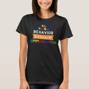Camiseta Dia de Sensibilização para o autismo Todo Comporta