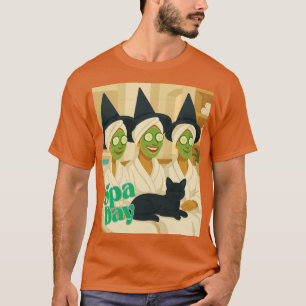 Camiseta Dia de Spa de Bruxa Humor Divertido
