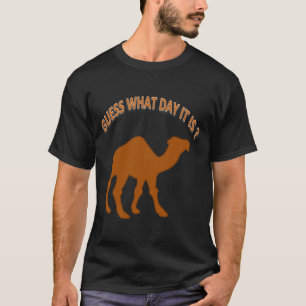 Camiseta Dia de superar a metade da semana Adivinhe que dia