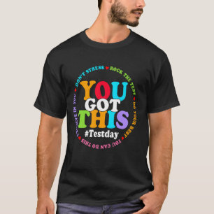 Camiseta Dia De Teste Agita O Dia De Teste Do Professor Que