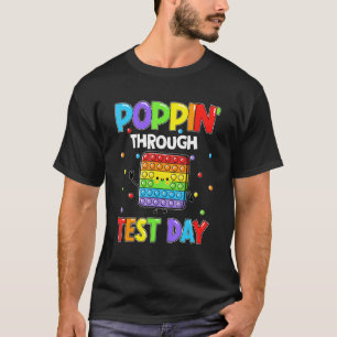 Camiseta Dia De Teste Ainda Aperta O Pop De Ti Professor