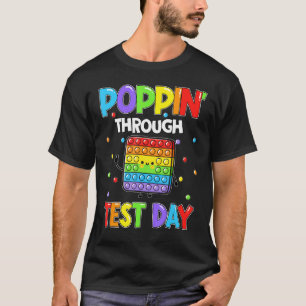 Camiseta Dia De Teste Ainda Aperta O Pop De Ti Professor
