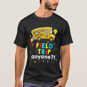 Camiseta Dia de Teste de Professores de Ônibus de Ensino Má
