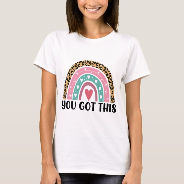Camiseta Dia De Teste Do Professor Que Você Recebeu (Frente)
