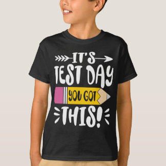 Camiseta Dia de Teste É Dia de Teste Que Você Tem Este Prof