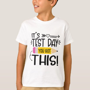 Camiseta Dia de Teste É Dia de Teste Você Tem Este Professo