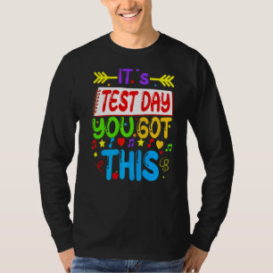 Camiseta Dia de Teste É Dia de Teste Você Tem Este Professo