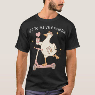 Camiseta Dia de Testes de Professores para Monitorar Ativam
