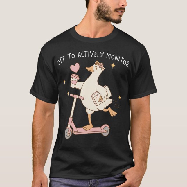 Camiseta Dia de Testes de Professores para Monitorar Ativam (Frente)