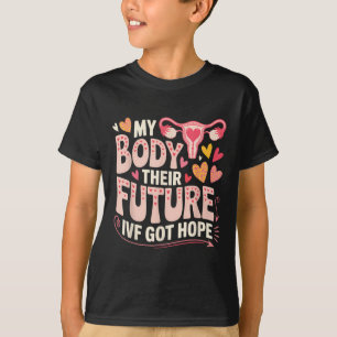 Camiseta Dia de Transferência de Fiv Surrogacia Gravidez Mã