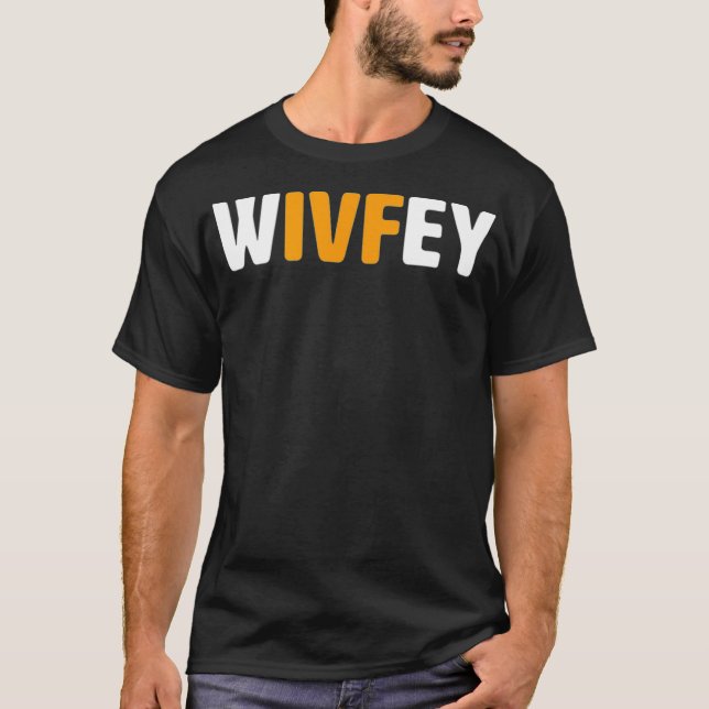 Camiseta Dia de Transferência IVF Suporte de Sensibilização (Frente)