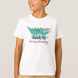 Camiseta Dia de Volta ao Ensino em Casa de Jacaré