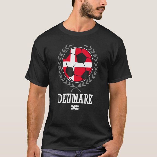 Camiseta Dia Dinamarquês de Jogo de Futebol 2022 (Frente)