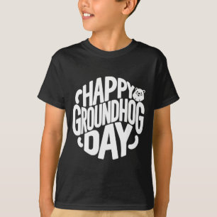 Camiseta Dia Divertido do Toupeira 2 de Fevereiro Feriado d