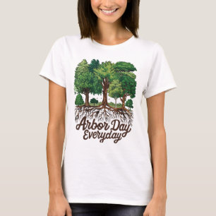 Camiseta Dia do Árvore Planeta Terra Feliz Dia do Porto