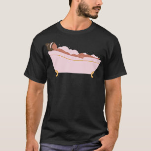 Camiseta Dia do banho de bolhas Bruxaria do presente amadea