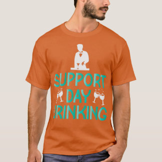 Camiseta Dia do Bebendo de Suporte do Bartender