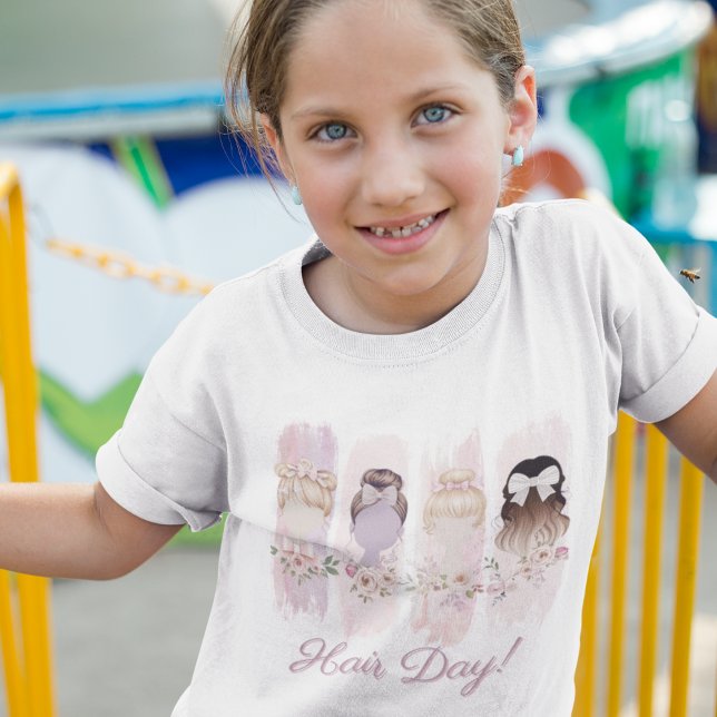 Camiseta Dia do Cabelo" Camisa-T de BrushAVC com Caudal (Criador carregado)