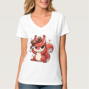 Camiseta Dia do Cabelo de Esquilo Glamoroso