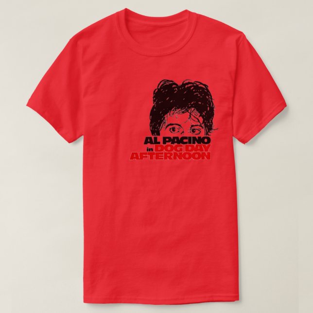Camiseta Dia do Cachorro Pacino, tarde (Frente do Design)