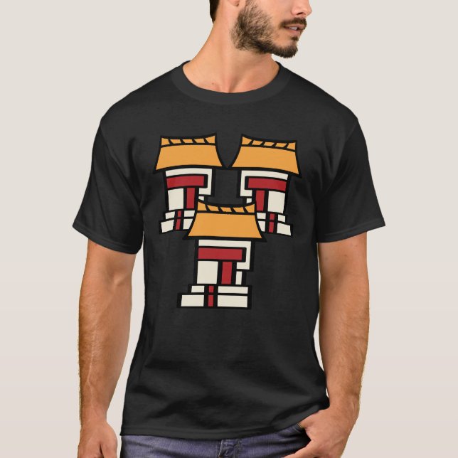 Camiseta Dia do Calendário Asteca 03 - Calli (Frente)