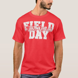 Camiseta Dia do Campo 2022 Crianças do Quinto Ciclo Vermelh
