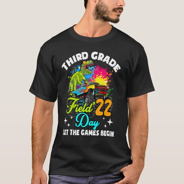 Camiseta Dia do Campo 2022 Terceiro Grau Que Os Jogos Começ (Frente)