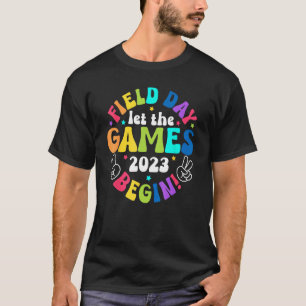 Camiseta Dia do Campo 2023 Que Comece Os Jogos Crianças Men